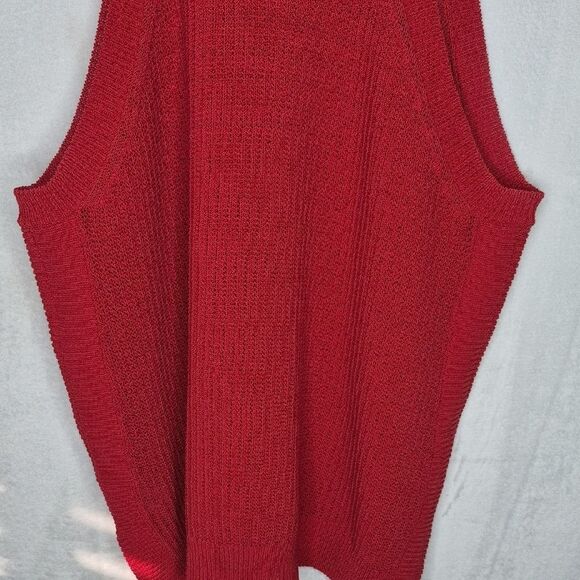Prologue Red Knit Tank Top Size XL - Picture 9 of 9